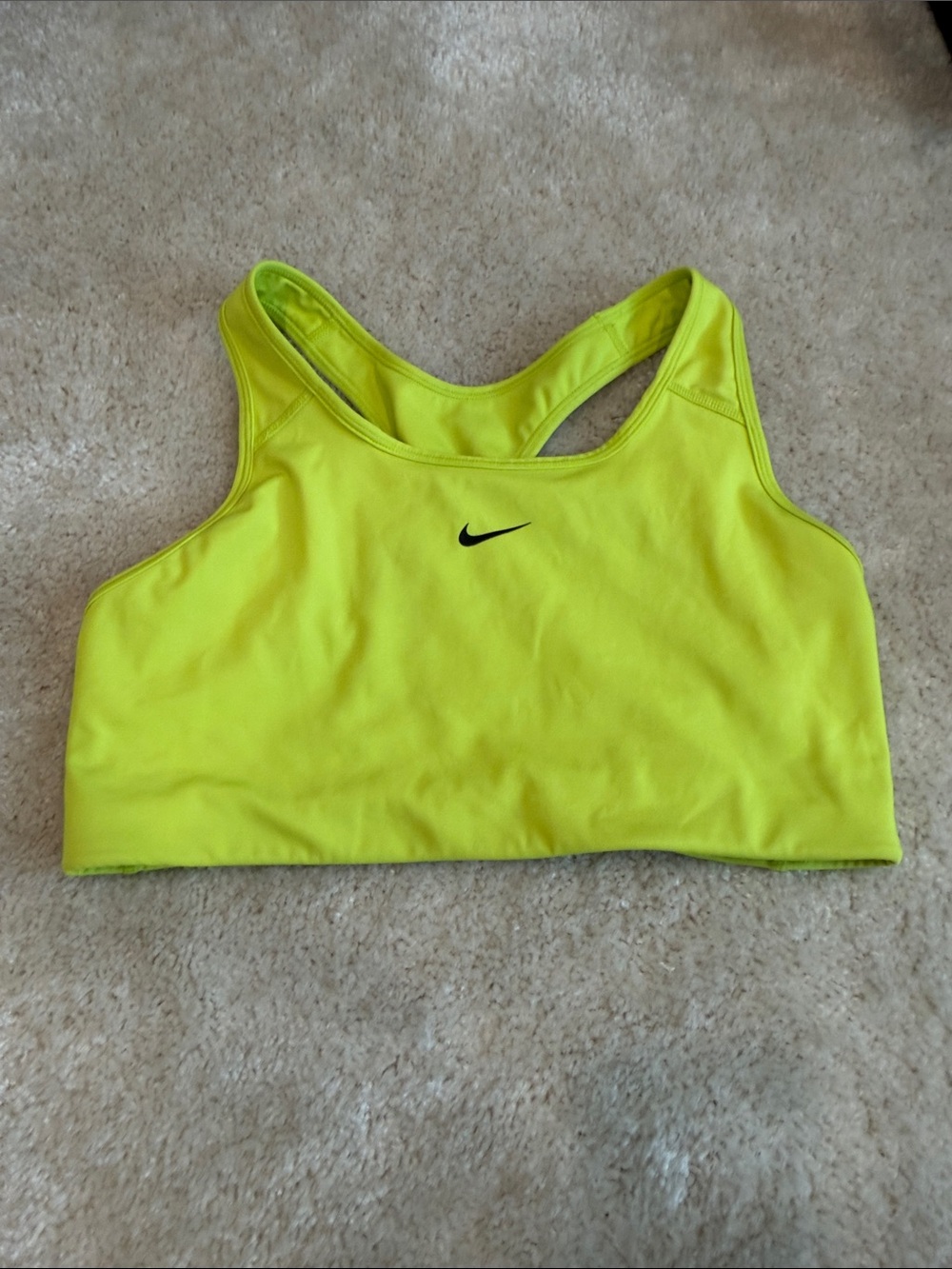 Nike Sports Bra Lime Green size XL